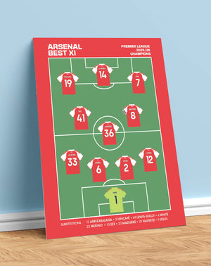 Arsenal – Champions Best XI (25/26) - Green